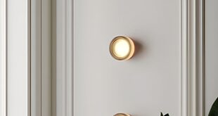 bright light flush wall lamp