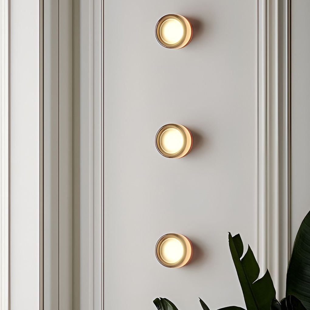 Bright light flush wall lamp adds a touch of elegance to any room