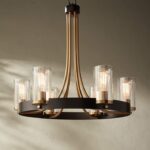 bronze chandelier