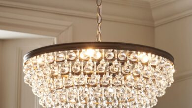 bronze chandelier