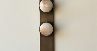 bronze wall lamp