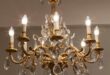 bronze chandelier