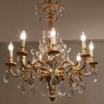 bronze chandelier