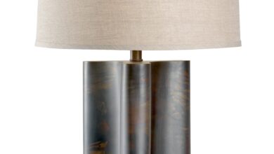 Bronze table lamp