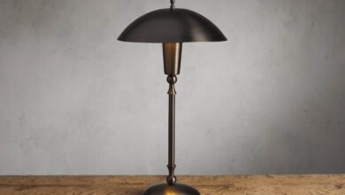 Bronze table lamp