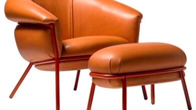 Brown Leather Armchair