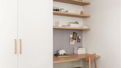 built-in cupboard