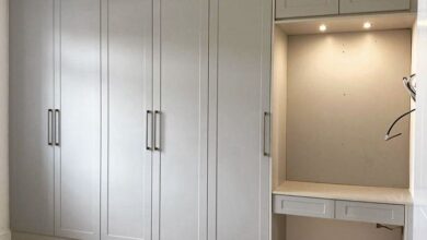built-in cupboard