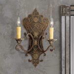 Candelabra wall lamps