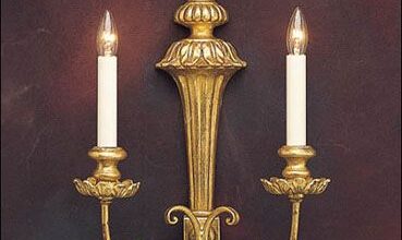 Candelabra wall lamps