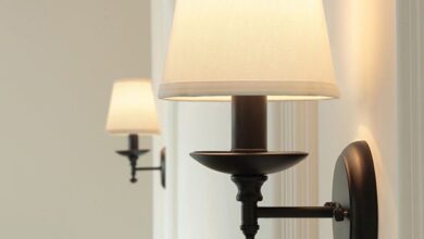 Candelabra wall lamps