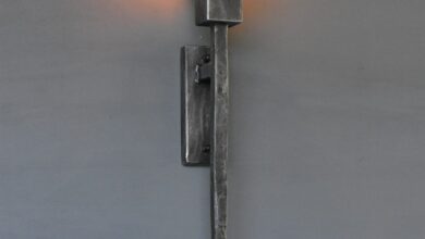 Candelabra wall lamps