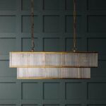 chandelier in brass