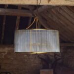 chandelier in brass