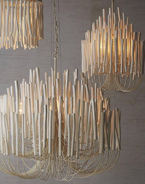 Chandeliers in Wood for a Rustic Chic Look