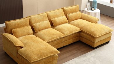 Chenille Sofa