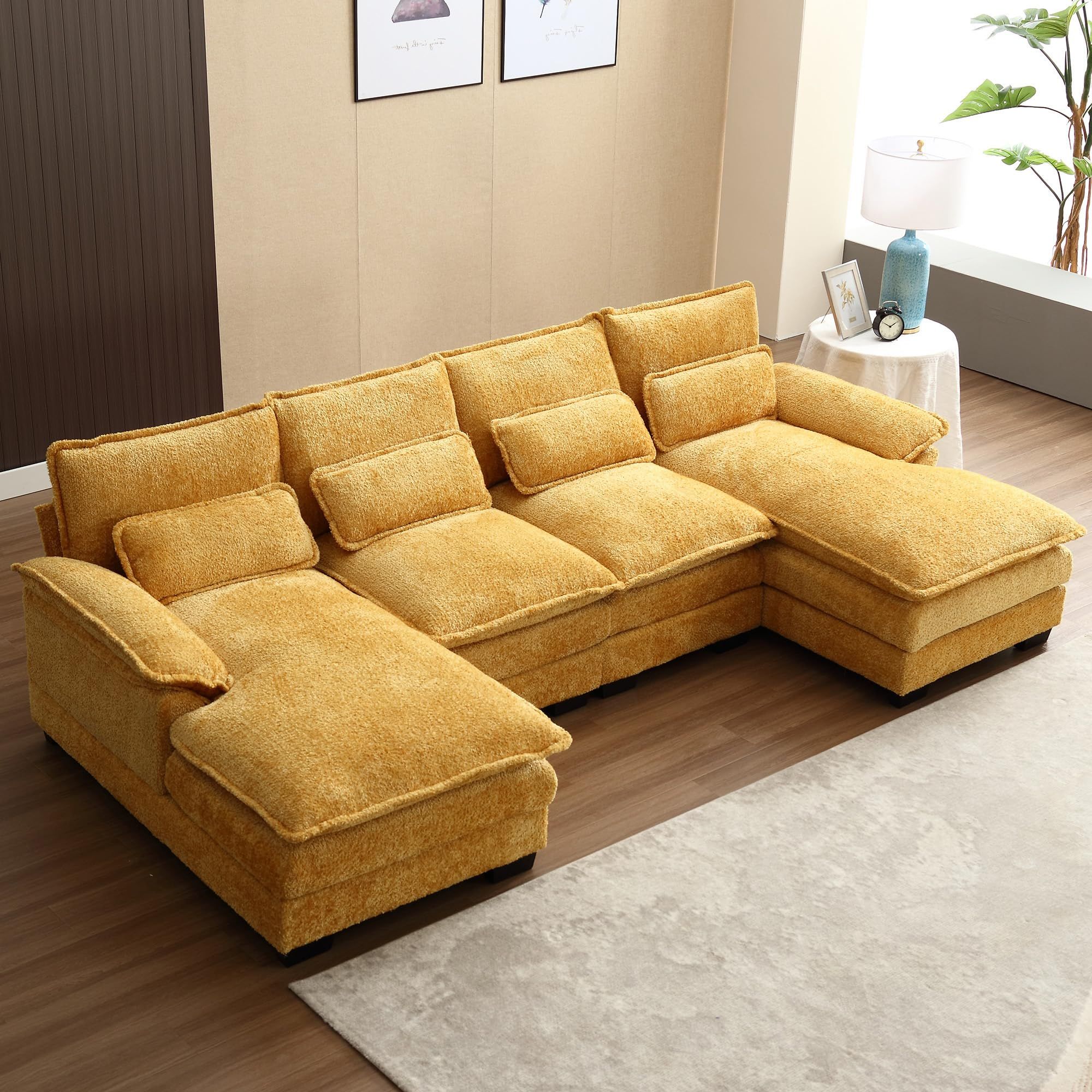 Chenille Sofa Offers Cozy Comfort for Your Living Room