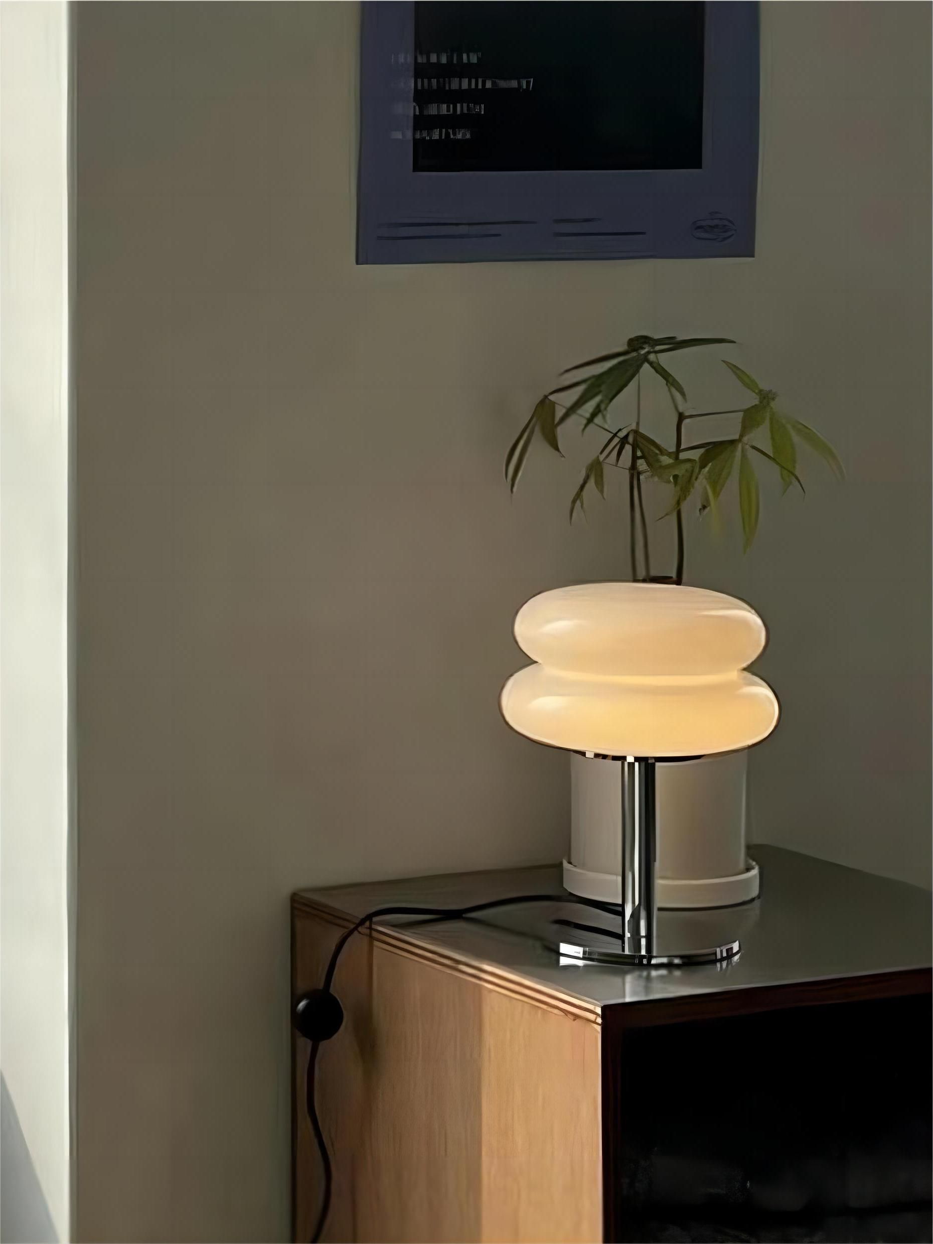 Go to the white lamp table for a modern and sleek lighting solution