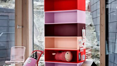 Childrens furniture in pink