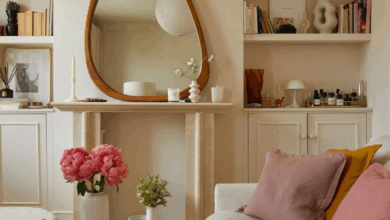 Childrens furniture in pink