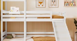 Childrens high beds with slide