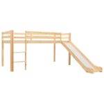 Childrens high beds with slide