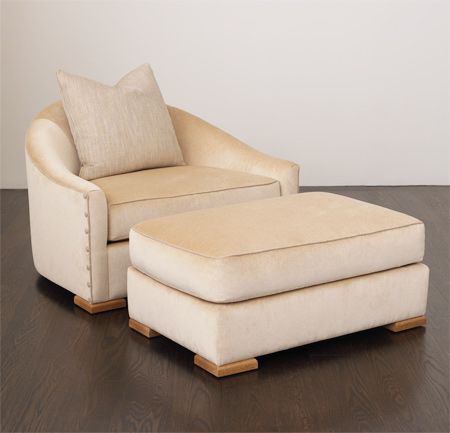 Club Chairs With Ottoman