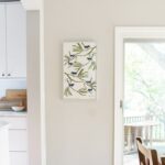 Colored walls in the kitchen