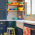 Colorful design of the kitchen