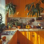 Colorful design of the kitchen