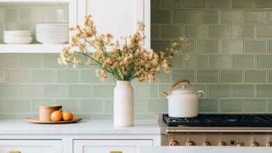 Colorful design of the kitchen