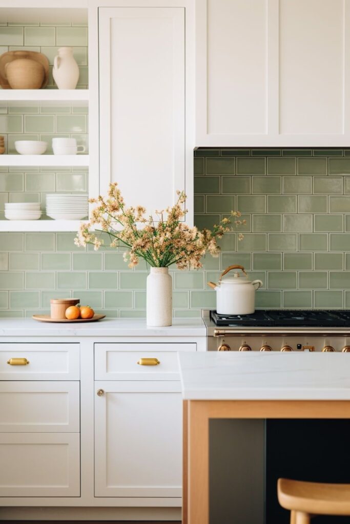 Colorful design of the kitchen