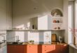 Colorful design of the kitchen