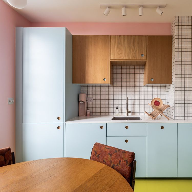 Colorful design of the kitchen