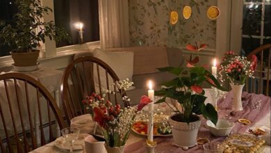 Comfortable Dinner Table