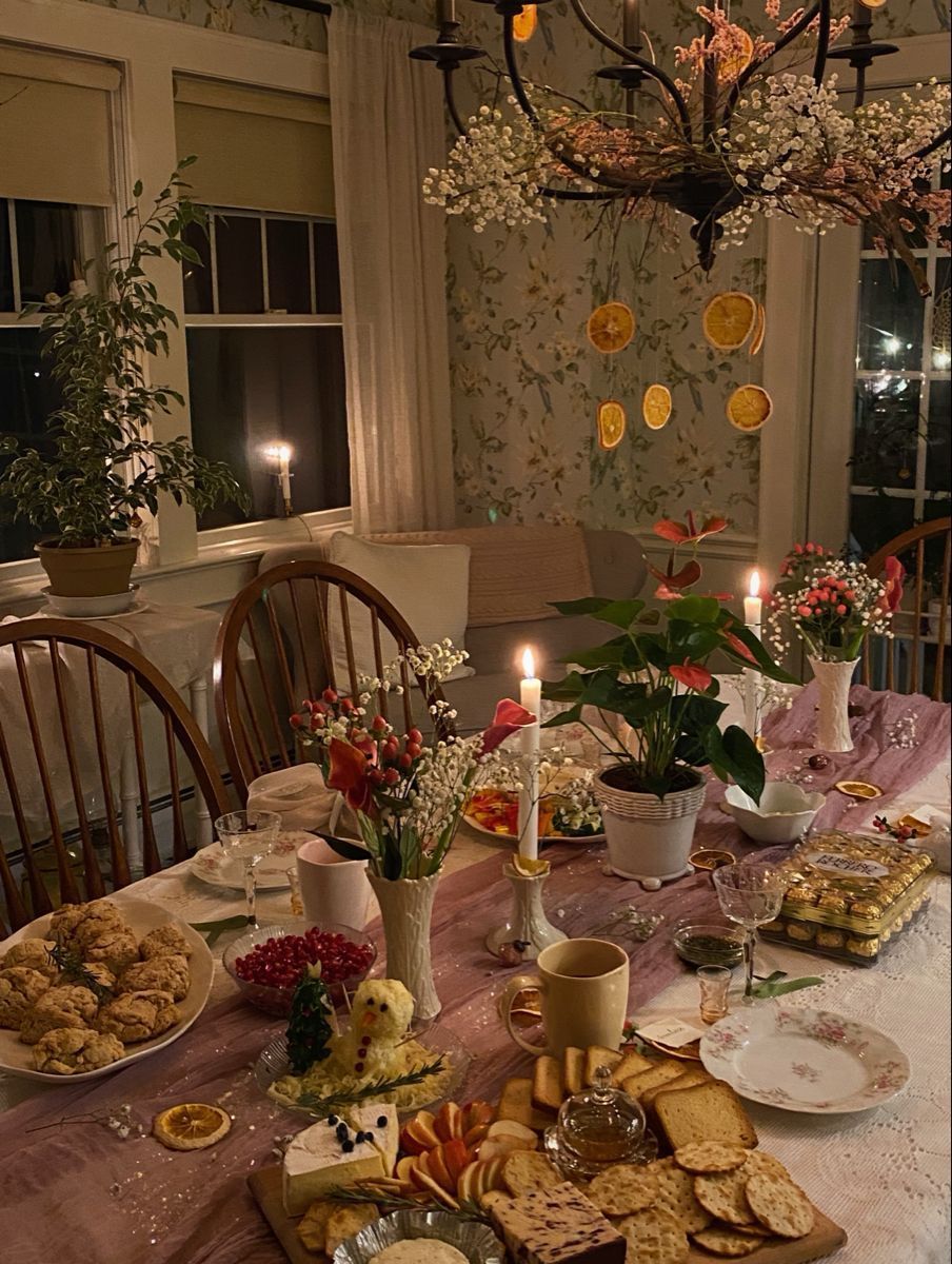 Comfortable Dinner Table