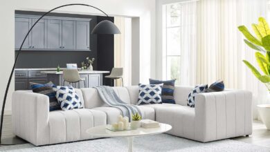 Contemporary 4-Piece Sectional Sofas