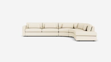 Contemporary 4-Piece Sectional Sofas