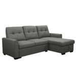 Contemporary Grey Sectional Sleeper Sofa