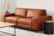 Contemporary Leather Reclining Sofa