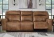 Contemporary Leather Reclining Sofa