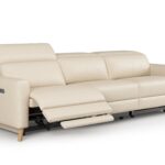 Contemporary Leather Reclining Sofa