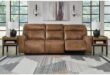 Contemporary Leather Reclining Sofa