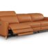 Contemporary Leather Reclining Sofa