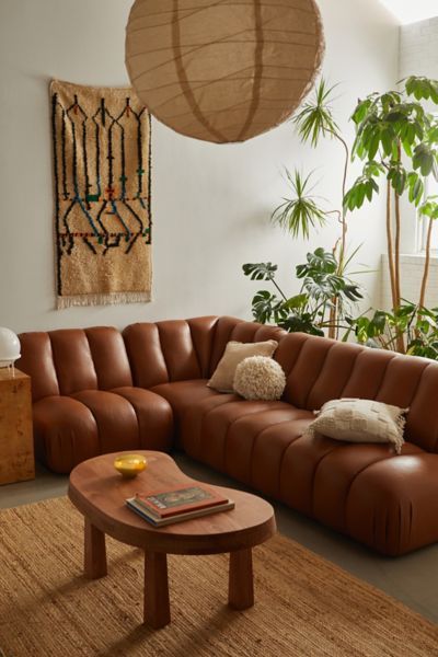 Contemporary Leather Sofa