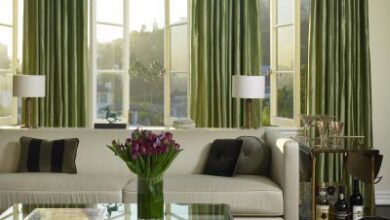 Contemporary Window Scarves