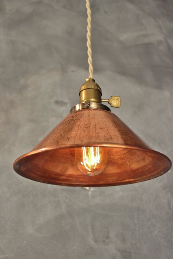 copper lamp