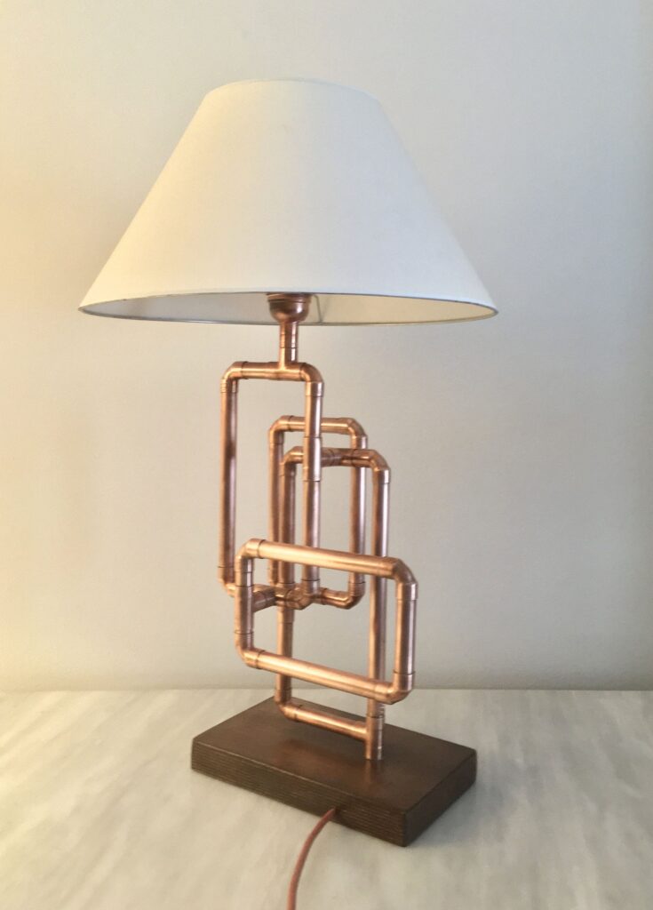 copper lamp