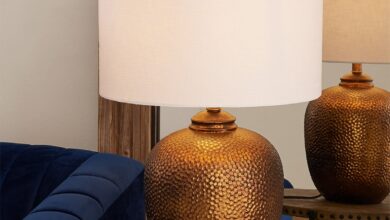 copper lamp