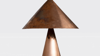 copper lamp